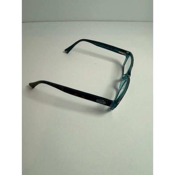 Coach HC 6040 Brooklyn Eyeglasses Dark Tortoise Teal Rectangular Frames 5116 - Picture 4 of 7